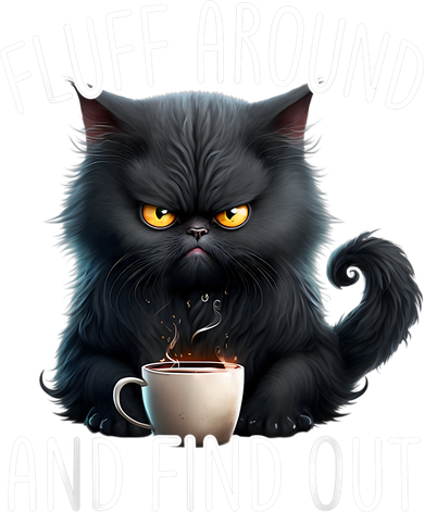 Fluff Around And Find Out Funny Cat Adult Humor Ornament