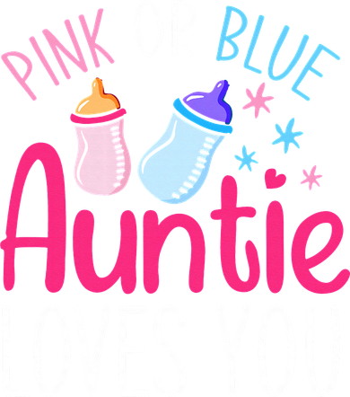 Future Aunt Baby Shower Pregnancy Auntie Gender Reveal T-Shirt