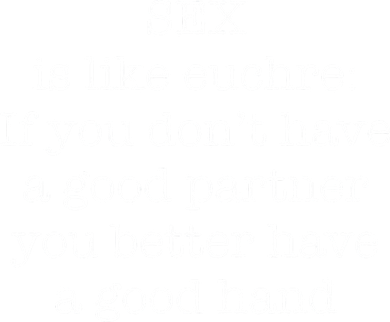 Funny Adult Novelty Euchre Button