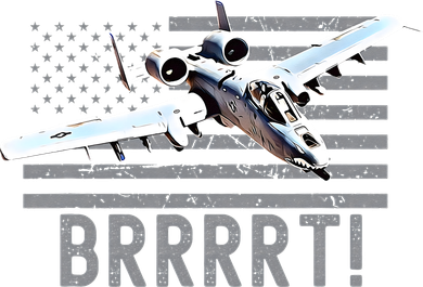 Funny A10 Thunderbolt Warthog BRRRRRT Ornament