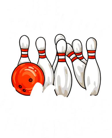 Funny Bowling Bowler Tenpin Bowling Kids Hoodie