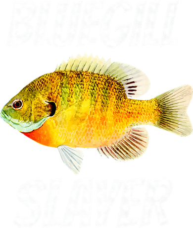 Funny Bluegill Slayer Fishing Mousepad