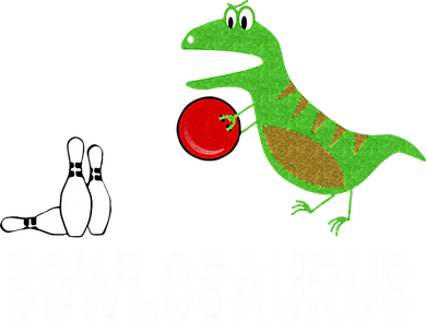 Funny Bowling S Dinosaur Bowler Dino Gift Idea Apron