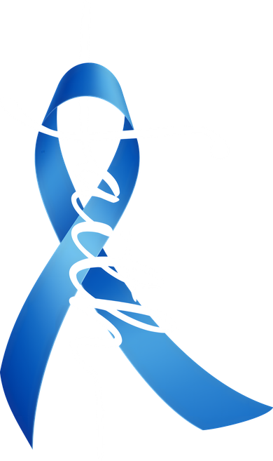 Faith Colon Cancer Cross Ribbon Doggie Tank