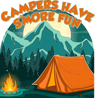 Funny Campers Have S'More Fun Women's Long Sleeve Shirt