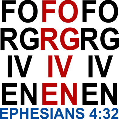 Forgiven Christian Saying Hooded Wearable Blanket