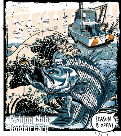 Fishing Club Season Open Women's Dry Zone Grid Polo