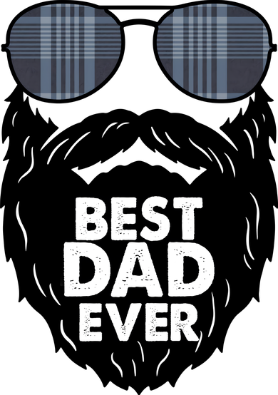 Father's Day Best Dad Ever Funny Beard Glasses Gift For Father Tank Top