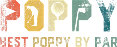 Father's Day Best Poppy By Par Golf Gifts For Dad Grandpa Coaster