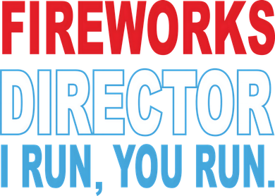 Fireworks Director Funny I Run You Run Women's Dry Zone Grid Polo