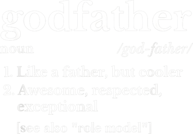  Fathers Day Gift For Godfather Gifts From Godchild Shirt Coaster