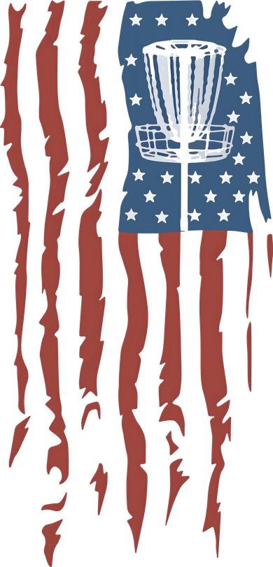 Funny Disc Golf American Flag Disc Frisbee Golf Golf Towel