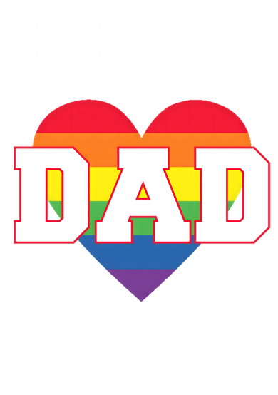 Free Dad Hugs With Rainbow Lgbtq+ Pride Heart Gift Women's Sweatshirt