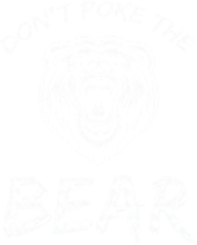 Funny Dont Poke The Bear Hunting Fishing Camping Joke Gift Doddie Hoodie