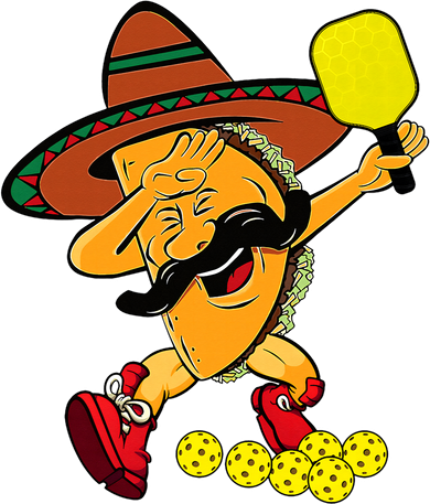 Funny Dabbing Taco Pickleball Ball Sport Lover Cinco De Mayo Kids Hoodie