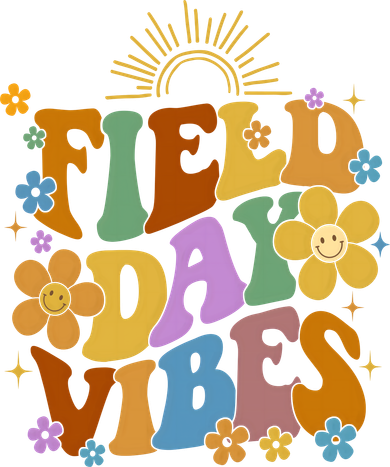 Field Day Vibes Colorful Floral Pajama Set