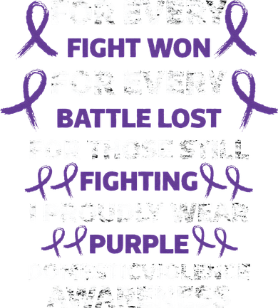 For Every Fight Won Domistic Violence Awareness Domestic V Button