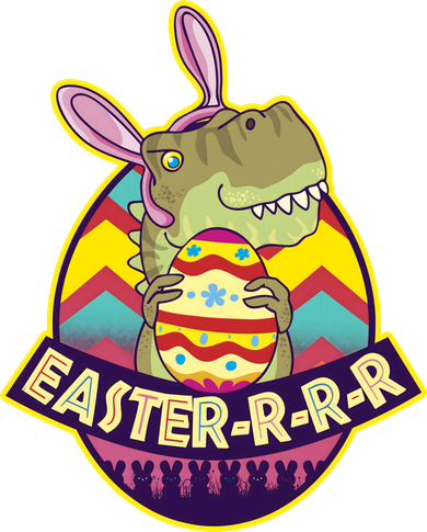 Funny EasterRRR TRex Dinosaur Doggie Tank