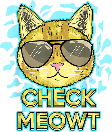 Funny Flirty Cat Pun Humor Cool Kitten Love Check Meowt Tote Bag