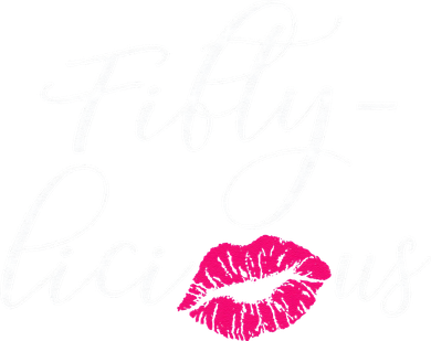 Fiftylicious Fifty Cute 50th Birthday For Her Funny Gift Kids T-Shirt