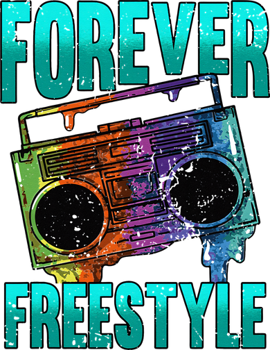 Forever Freestyle Hip Hop Old School Boombox Backpack