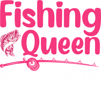 Funny Fishing Queen Design For  Ladies Women's Tank Top