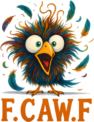 F-Caw-F Funny Rooster Chicken Clucking Meme Coffee Mug