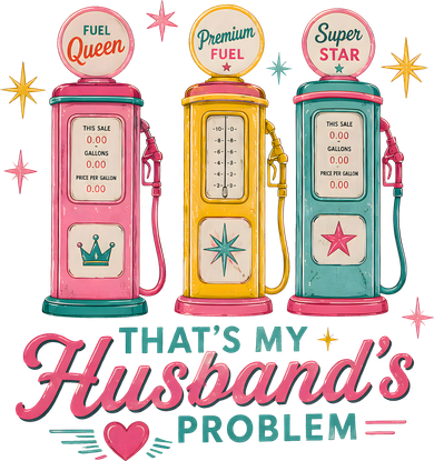 Funny Funny Wife Gas Meme That's My Husband's Problem Women's Sweatshirt