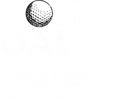 Funny Golf Dad Definition Golfing For Golfers Par Tee Dad Ornament