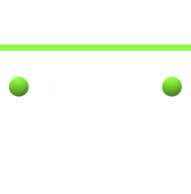 Fling Golf Making Golf Courses Great Again Retro Fling Golf Funny Fling Golf Ornament