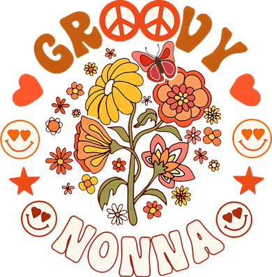Funny Groovy Nonna Groovy Birthday Matching Birthday Party Bucket Hat