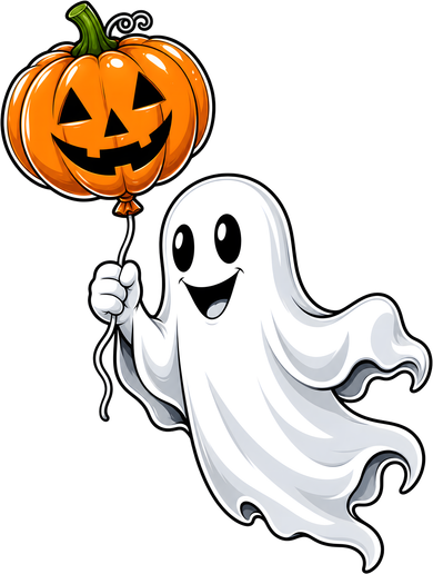 Flying Ghost Pumpkin Jack O Lantern Balloon Funny Cute Halloween Toddler Hoodie