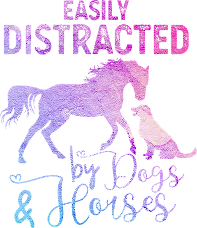 Funny Horse  Easily Distracted Mousepad