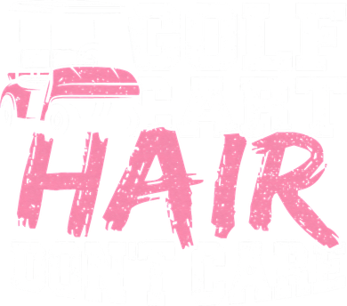 Funny Hair Golf Cart Hair Don't Care Golfing Kids T-Shirt