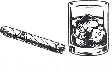 Funny I'll Be In The Backyard Cigar Whiskey Lover  Coaster