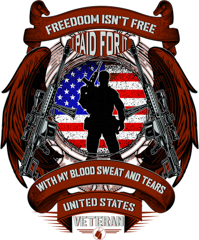 Freedom Isn't Free I Paid For It United States Veteran Baby Bodysuit