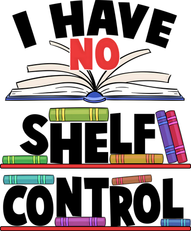 Funny I Have No Shelf Control Reading Fan Book Lover Golf Towel