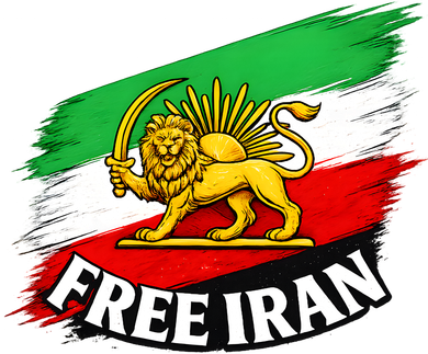 Free Iran Iranian Flag Lion Women's Sweatshirt