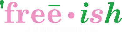 Free Ish Juneteenth Pink And Green Celebrating Juneteenth Free Ish Juneteenth Women's Sweatshirt