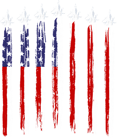 Fighter Jet Airplane USA Flag 4th Of July Patriotic Hat