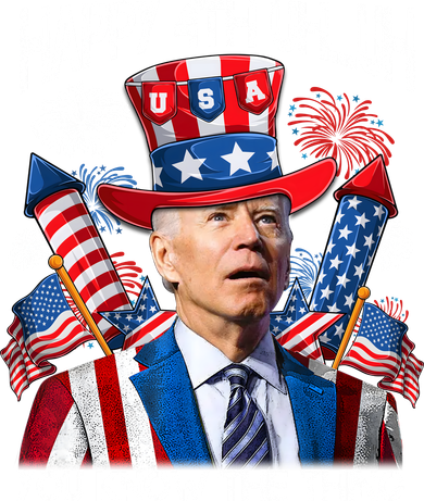 Funny Joe Biden 4th Of July Happy 4th Uh You Know The Thing  Women's Sweatshirt