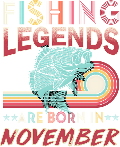 Fishing Legends Are Born In November Women's Long Sleeve Shirt
