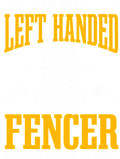 Fencing Left Handed Fencer Sport Fence Foil Epee Sabre Kids Sweatshirt