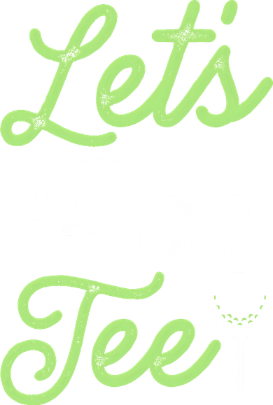 Funny Lets Par Tee Golf Tee Ornament