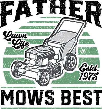 Father Mows Best Funny Lawn Mower Mowing Fathers Day Gift Doggie Tank