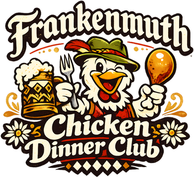 Frankenmuth Michigan Chicken Dinner Club Kids Long Sleeve Shirt