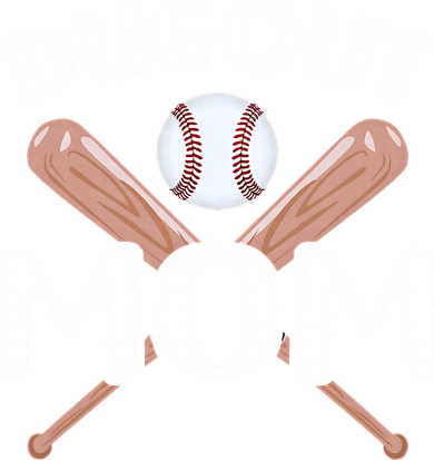Funny Mom Dugout Mom Baseball Cool Baseball Mom T-Shirt