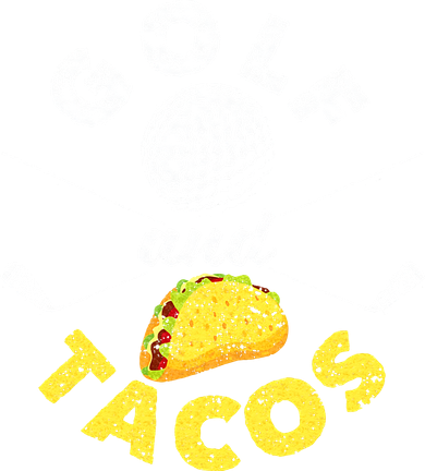 Funny Mexican Dish Favorite Sport Golfer Golf And Tacos Coaster