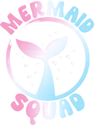 Funny Mermaid Squad Swimming Mermaid Doggie Tank