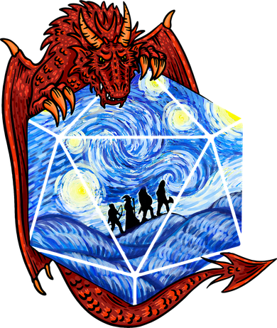 Funny Nerdy Gamer Fantasy Art Starry Night Apron